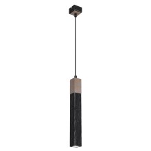 Hanglamp aan een koord SOLO 1xGU10/MR11/40W/230V zwart