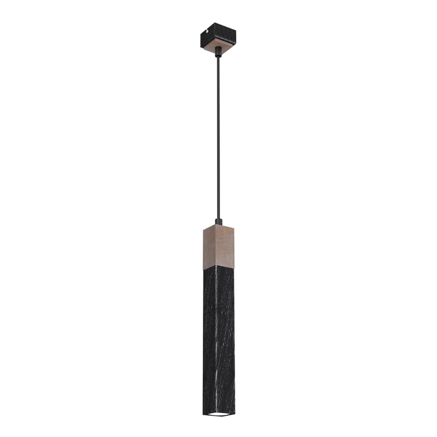 Hanglamp aan een koord SOLO 1xGU10/MR11/40W/230V zwart