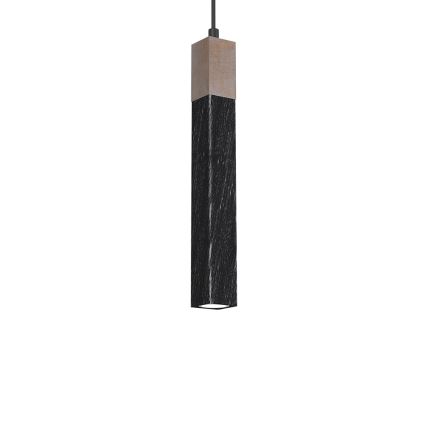 Hanglamp aan een koord SOLO 1xGU10/MR11/40W/230V zwart