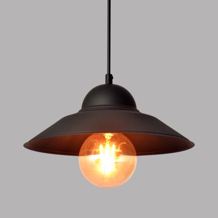 Hanglamp aan een koord SORAPIS 1xE27/15W/230V zwart