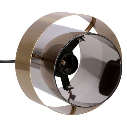 Hanglamp aan een koord SPIEGA 3xE27/60W/230V goud/zwart