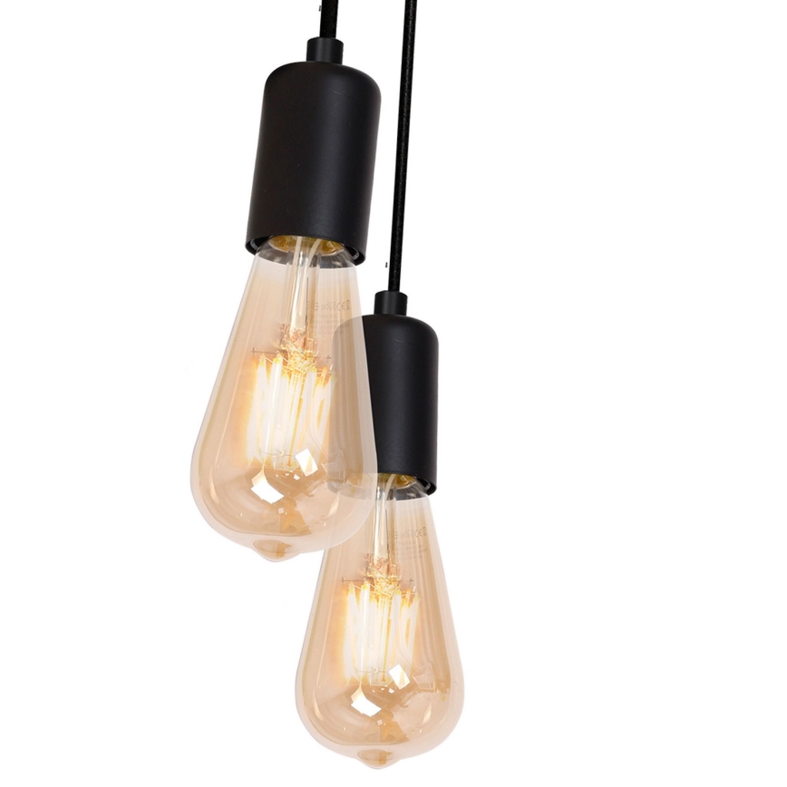 Hanglamp aan een koord SPINDEL 5xE27/60W/230V spin