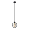 Hanglamp aan een koord STARLIGHT 1xE27/15W/230V zwart/goud