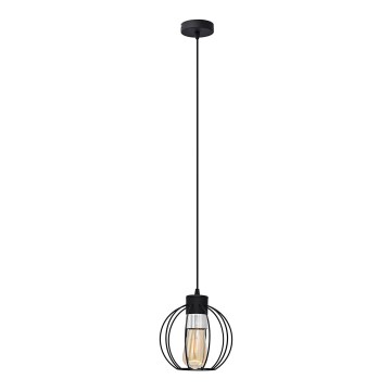 Hanglamp aan een koord STARLIGHT 1xE27/15W/230V zwart/zilver
