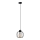 Hanglamp aan een koord STARLIGHT 1xE27/15W/230V zwart/zilver