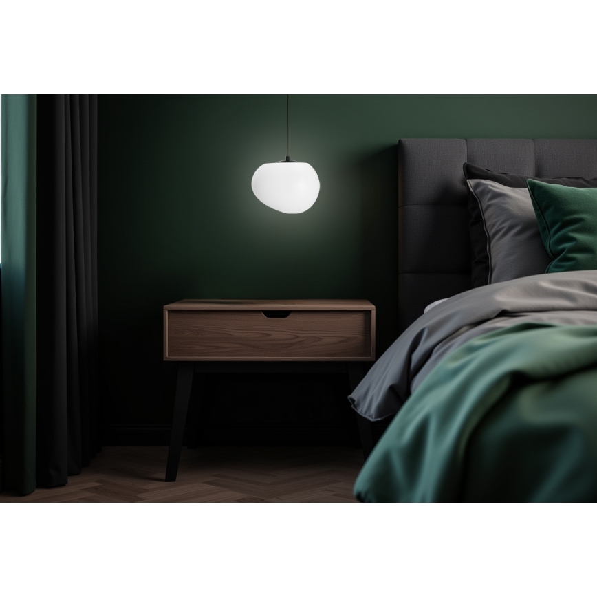 Hanglamp aan een koord STONES 1xE27/40W/230V diameter 25 cm