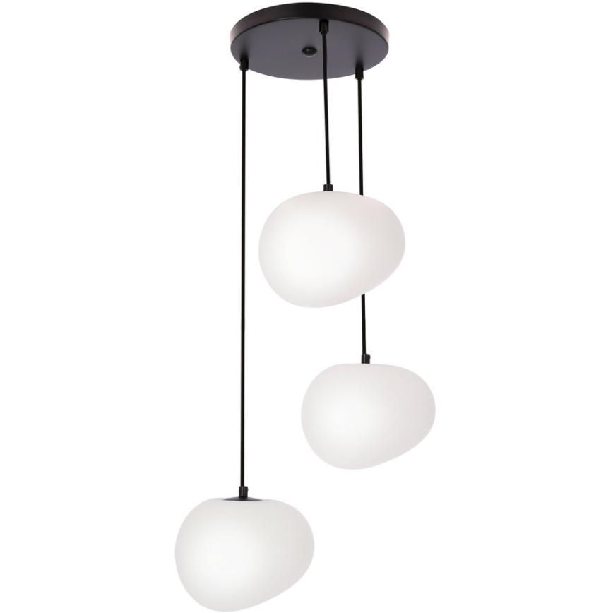 Hanglamp aan een koord STONES 3xE27/40W/230V