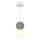 Hanglamp aan een koord STRING 1xG9/4W/230V grijs