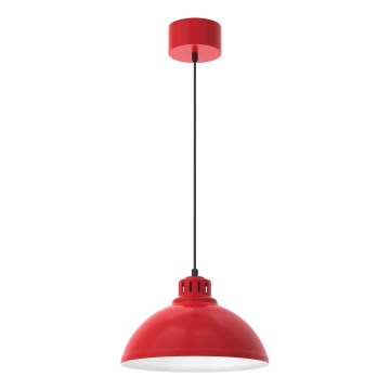Hanglamp aan een koord SVEN 1xE27/15W/230V rood