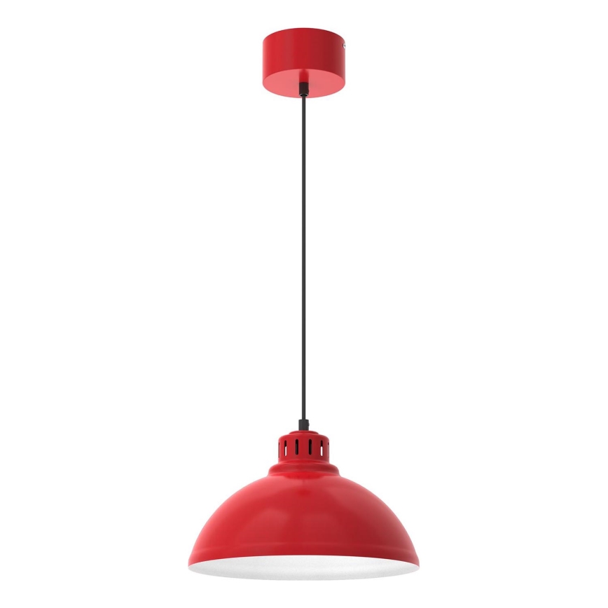 Hanglamp aan een koord SVEN 1xE27/15W/230V rood