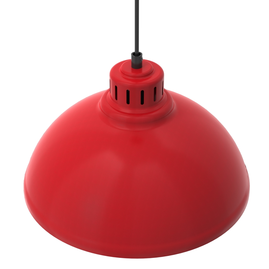Hanglamp aan een koord SVEN 1xE27/15W/230V rood