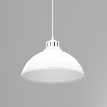 Hanglamp aan een koord SVEN 1xE27/15W/230V wit