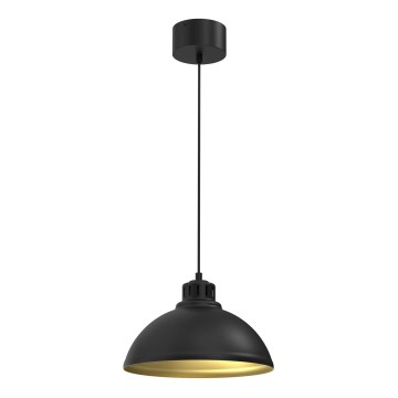 Hanglamp aan een koord SVEN 1xE27/15W/230V zwart/goud