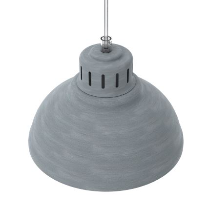 Hanglamp aan een koord SVEN 3xE27/15W/230V grijs
