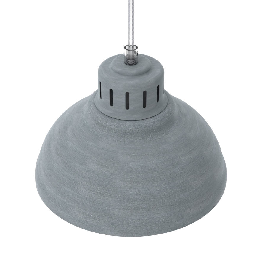 Hanglamp aan een koord SVEN 3xE27/15W/230V grijs