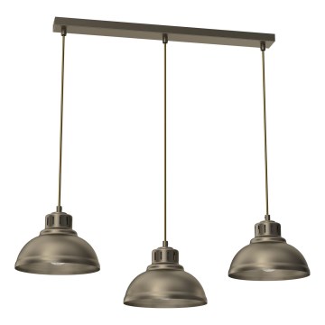 Hanglamp aan een koord SVEN 3xE27/15W/230V messing
