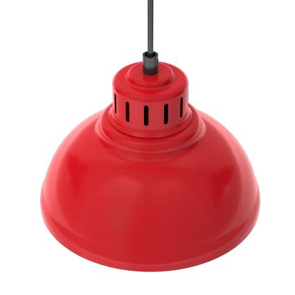 Hanglamp aan een koord SVEN 3xE27/15W/230V rood