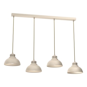 Hanglamp aan een koord SVEN 4xE27/15W/230V beige