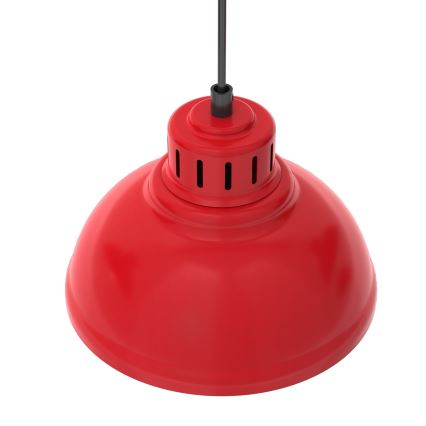 Hanglamp aan een koord SVEN 4xE27/15W/230V rood