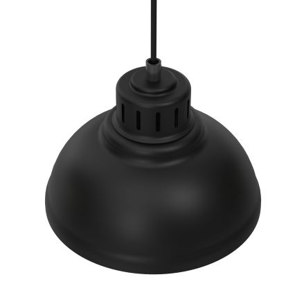 Hanglamp aan een koord SVEN 4xE27/15W/230V zwart/goud