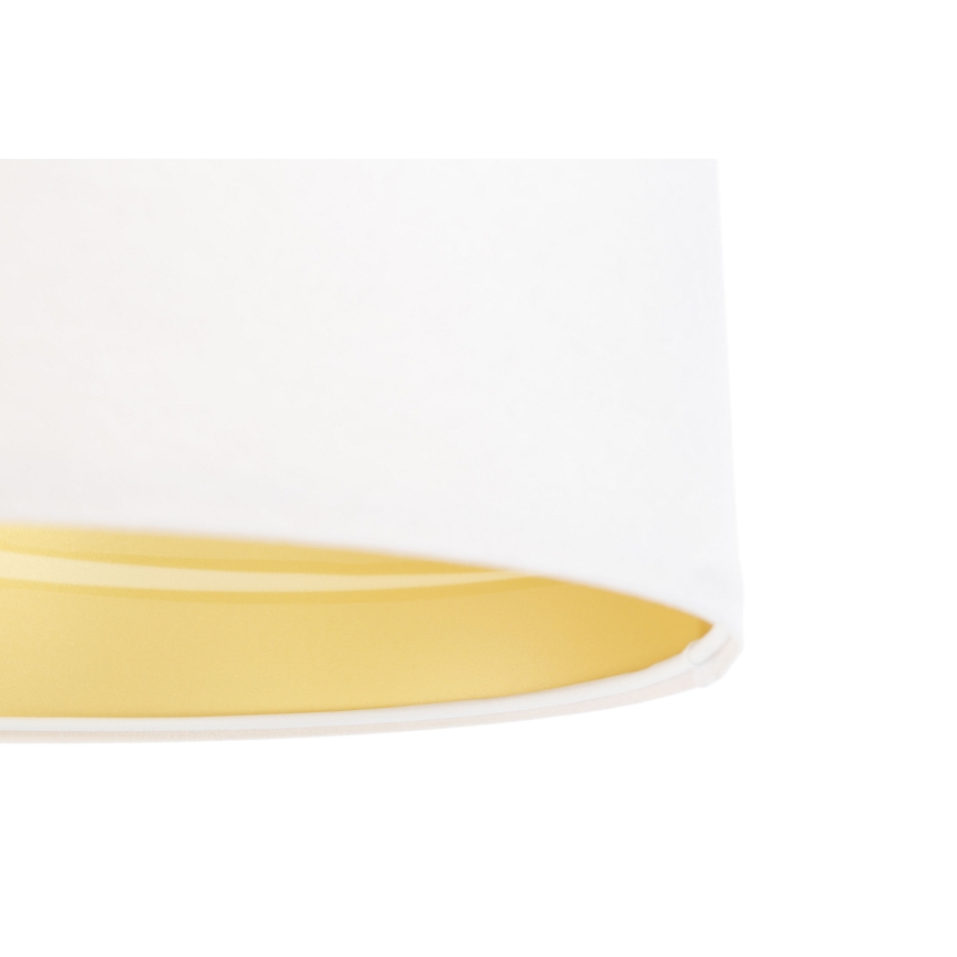 Hanglamp aan een koord SWING 1xE27/60W/230V wit/goud