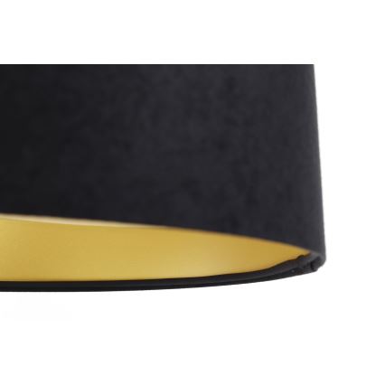 Hanglamp aan een koord SWING 1xE27/60W/230V zwart/wit/goud