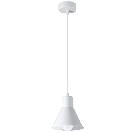 Hanglamp aan een koord TALEJA 1xE27/60W/230V wit