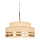 Hanglamp aan een koord TAMI 1xE27/60W/230V diameter 40 cm beige/goud