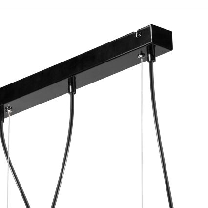 Hanglamp aan een koord TARO 3xE27/60W/230V zwart