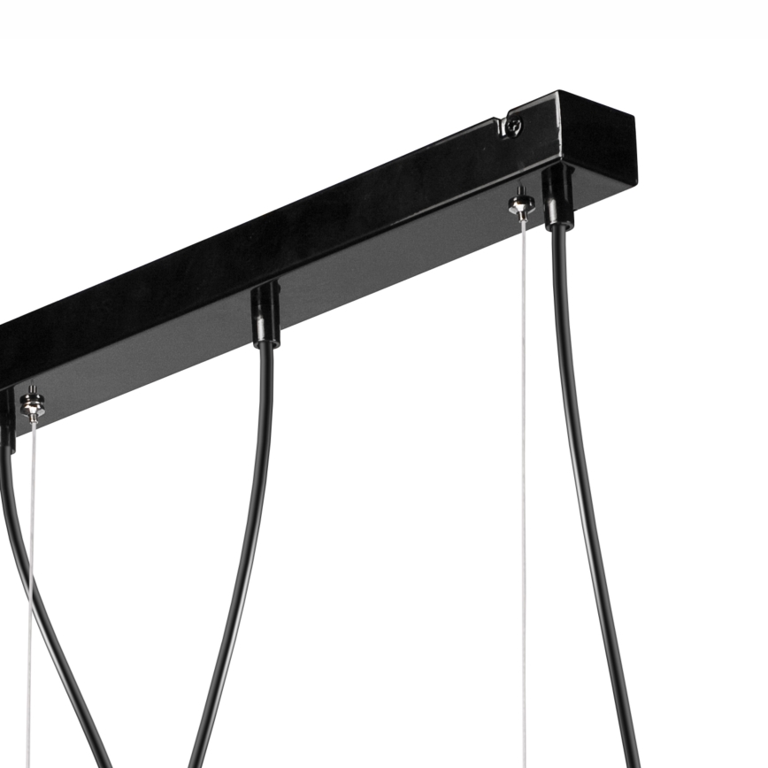 Hanglamp aan een koord TARO 3xE27/60W/230V zwart