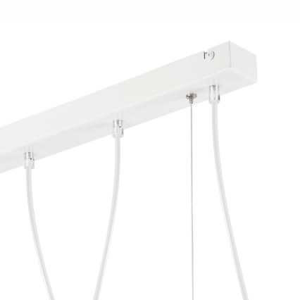 Hanglamp aan een koord TARO 5xE27/60W/230V wit