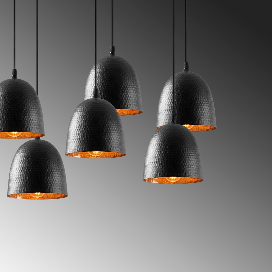 Hanglamp aan een koord TATTOO 7xE27/40W/230V