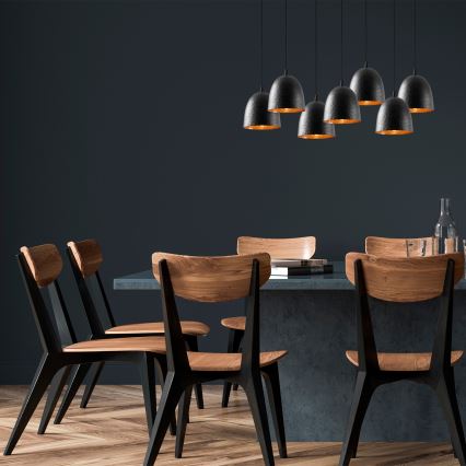 Hanglamp aan een koord TATTOO 7xE27/40W/230V