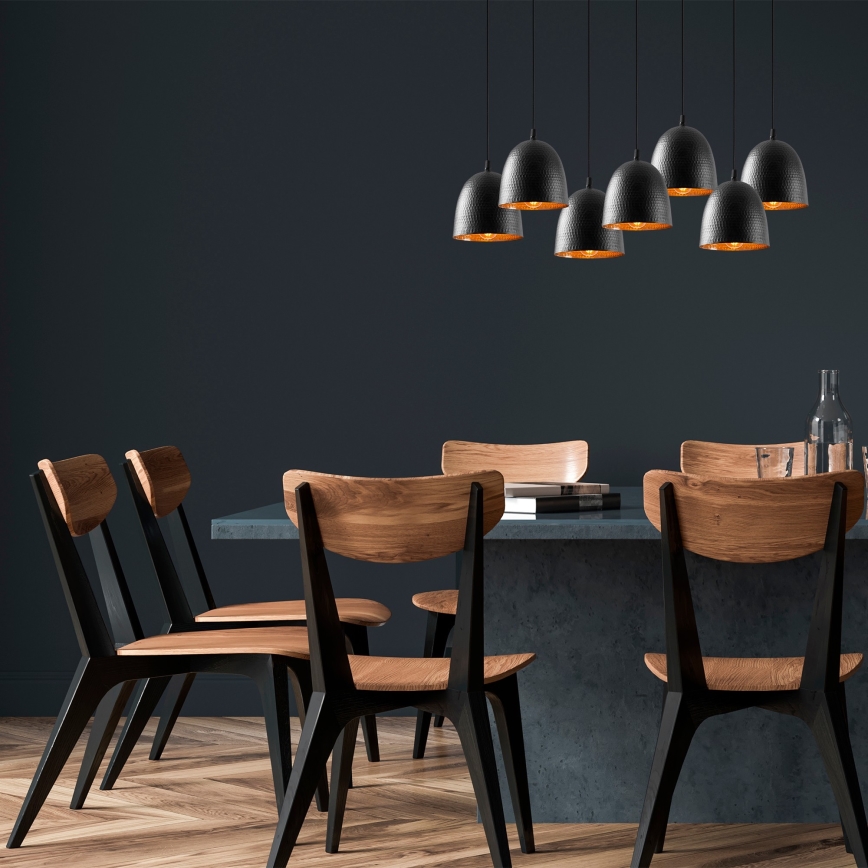 Hanglamp aan een koord TATTOO 7xE27/40W/230V