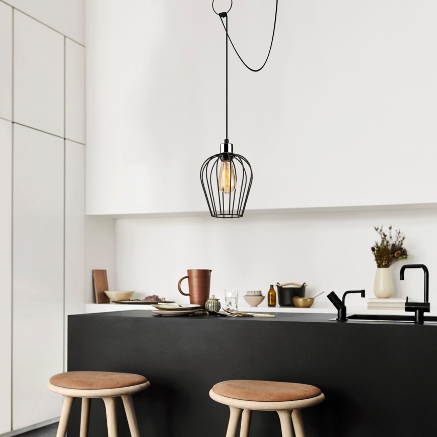 Hanglamp aan een koord TEL 1xE27/40W/230V