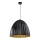 Hanglamp aan een koord TELMA 1xE27/60W/230V diameter 50 cm zwart/goud