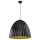 Hanglamp aan een koord TELMA 1xE27/60W/230V diameter 70 cm zwart/goud