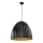 Hanglamp aan een koord TELMA 1xE27/60W/230V diameter 70 cm zwart/goud