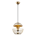 Hanglamp aan een koord TELMANDER 1xE27/40W/230V goud