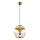 Hanglamp aan een koord TELMANDER 1xE27/40W/230V goud