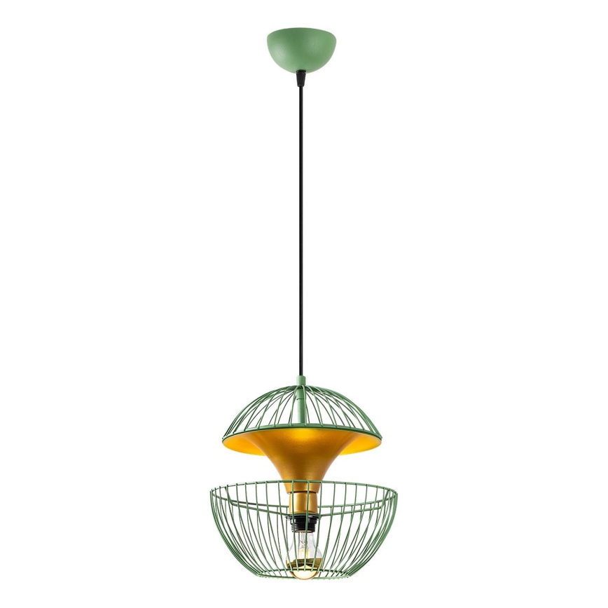 Hanglamp aan een koord TELMANDER 1xE27/40W/230V groen