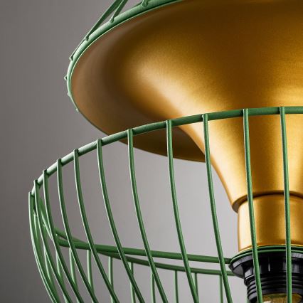 Hanglamp aan een koord TELMANDER 1xE27/40W/230V groen