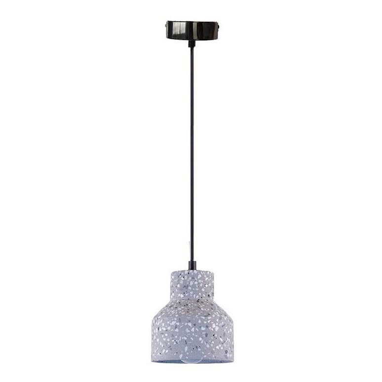 Hanglamp aan een koord TERRAZZO 1xE27/60W/230V diameter 12 cm grijs