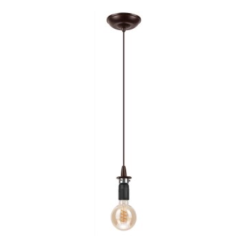 Hanglamp aan een koord TINA 1xE27/60W/230V brons