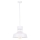 Hanglamp aan een koord TITANIUM 1xE27/60W/230V wit