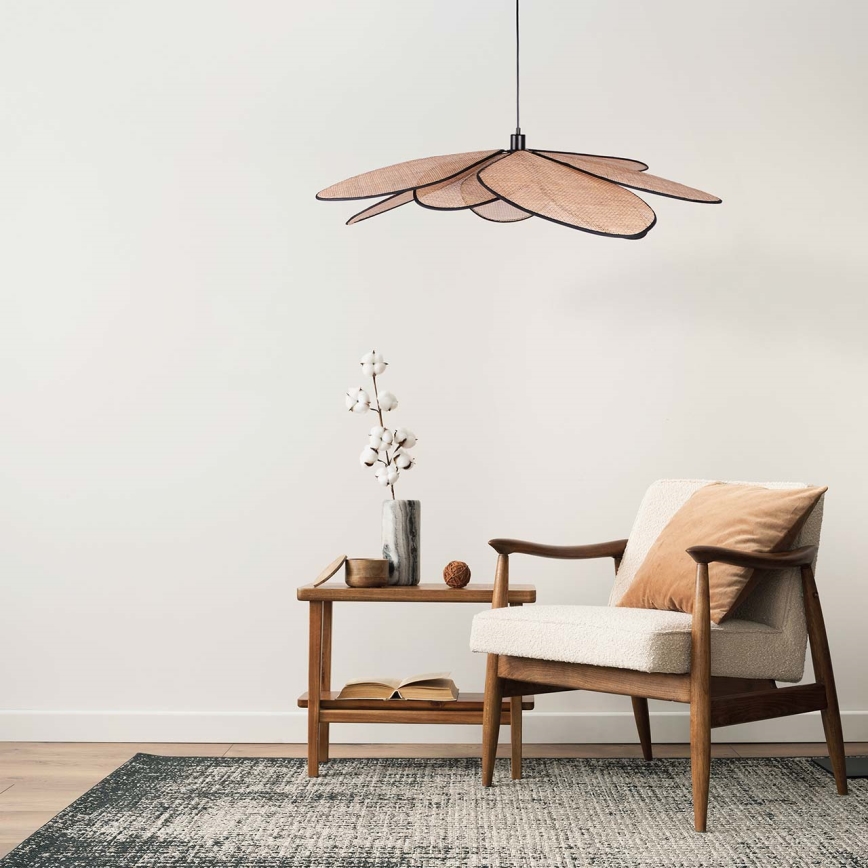 Hanglamp aan een koord TOBAGO 1xE27/20W/230V diameter 100 cm beige