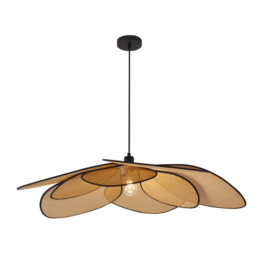 Hanglamp aan een koord TOBAGO 1xE27/20W/230V diameter 100 cm beige