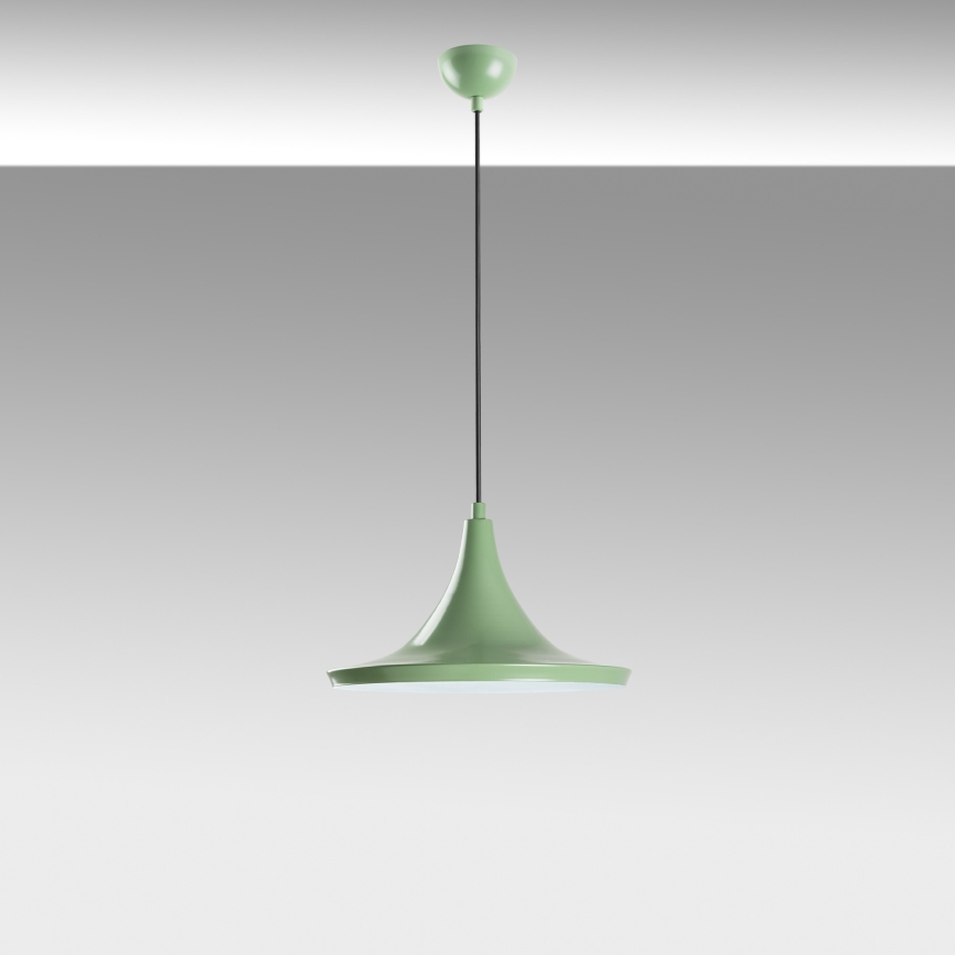 Hanglamp aan een koord TOM 1xE27/40W/230V groen