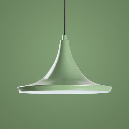 Hanglamp aan een koord TOM 1xE27/40W/230V groen