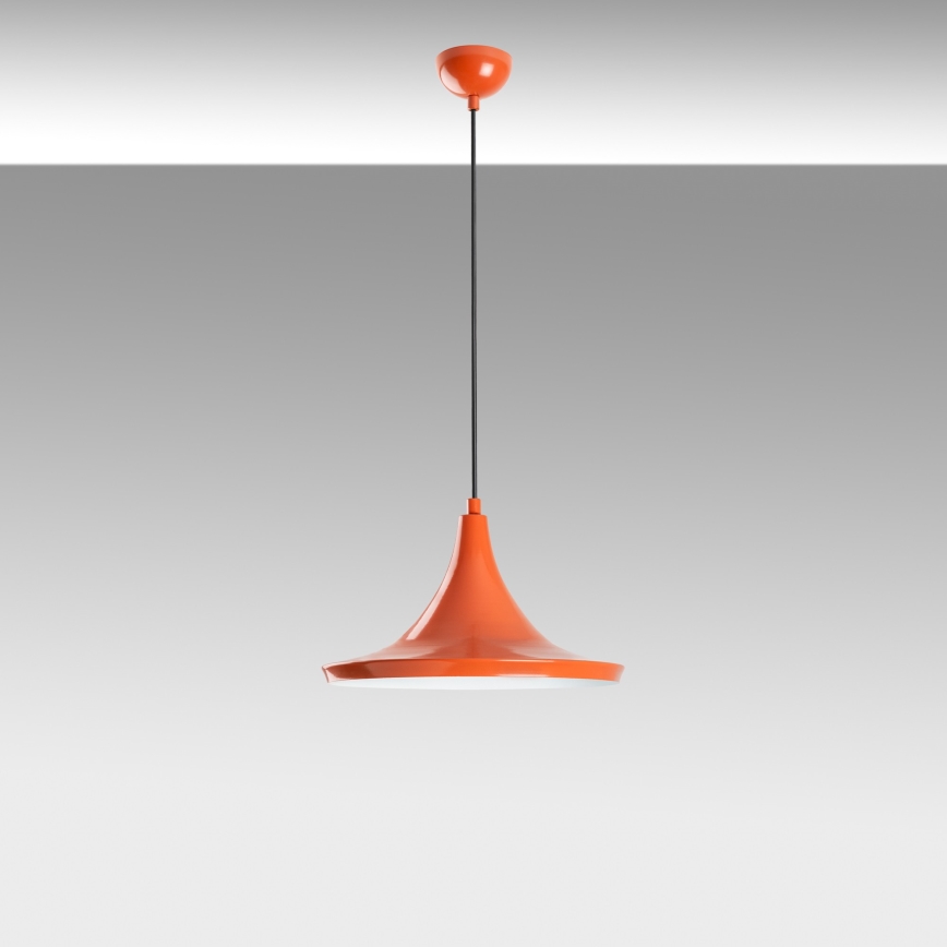 Hanglamp aan een koord TOM 1xE27/40W/230V oranje